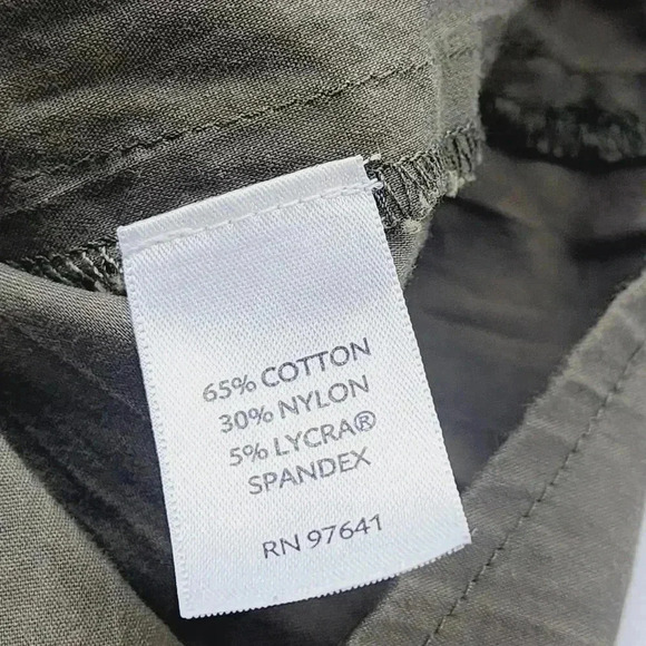 J. Jill Mock Neck Button Up Green Women's Shirt M - Picture 8 of 9